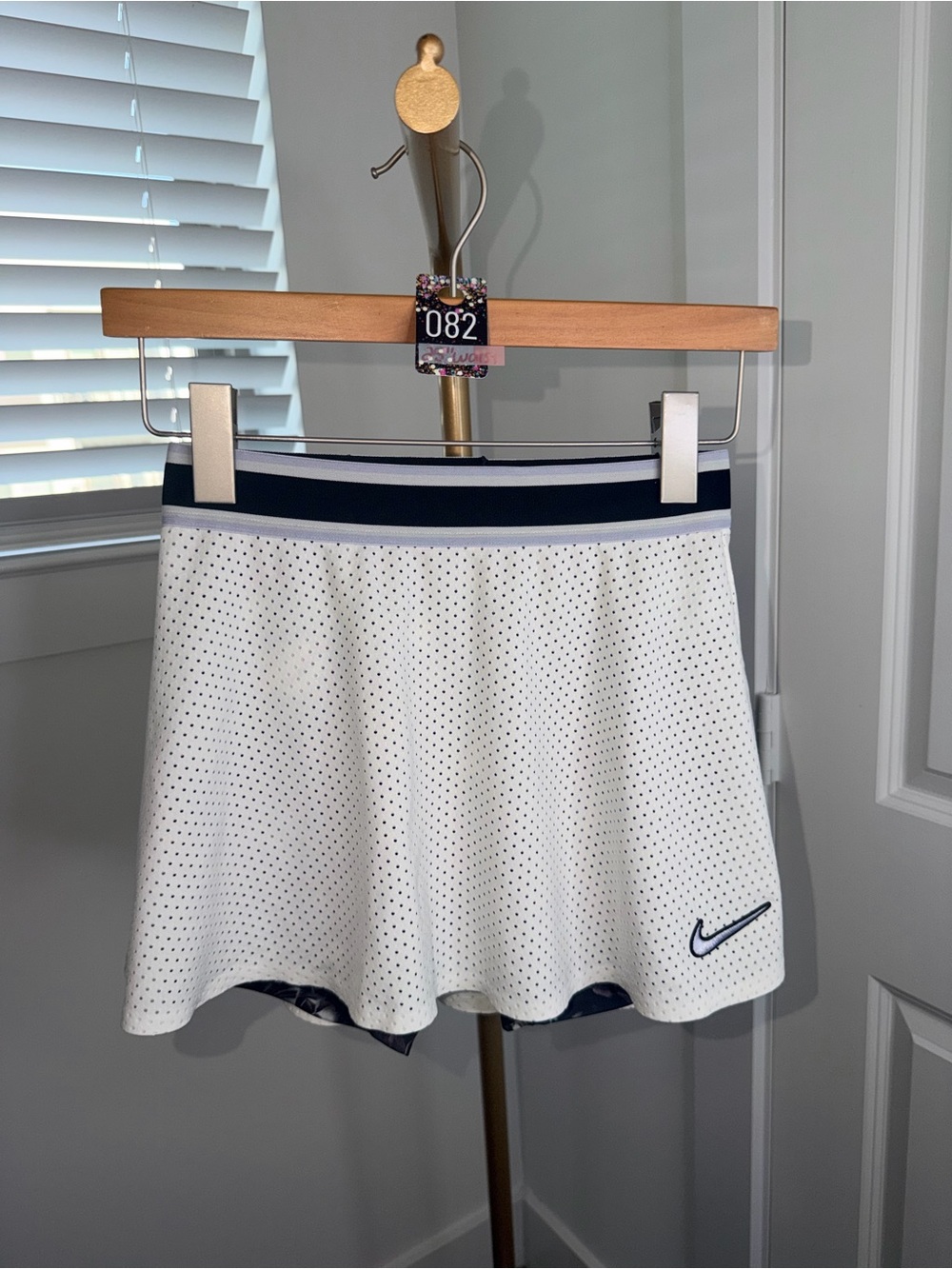 82. NikeCourt Dri-FIT perforated tennis skirt